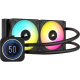 Cooler Procesor Corsair iCUE H100i Elite LCD XT, R?cire cu lichid AIO, Radiator 240mm, Ecran LCD, RGB, Intel LGA 1150/1151/1155/1200/1700/1851/2011/2066, AMD AM5/AM4, sTR4/sTRX4