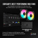 Cooler Procesor Corsair iCUE H100i Elite LCD XT, R?cire cu lichid AIO, Radiator 240mm, Ecran LCD, RGB, Intel LGA 1150/1151/1155/1200/1700/1851/2011/2066, AMD AM5/AM4, sTR4/sTRX4