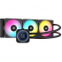 Cooler Procesor Corsair iCUE H150i Elite LCD XT, Răcire cu lichid AIO, Radiator 360mm, Ecran LCD, RGB, Intel LGA 1150/1151/1155/1200/1700/1851/2011/2066, AMD AM5/AM4, sTR4/sTRX4