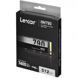Solid State Drive (SSD) Lexar, 512GB, PCIe Gen 4.0 x 4, NVMe M.2, NM790, 7200 MB/s, 4400 MB/s, Laptop/Desktop