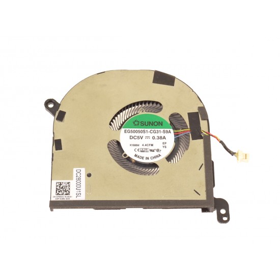 Cooler procesor Laptop, Dell, Precision 5550, P91F, P91F001, FK50V, 0FK50V, EG50050S1-CG31-S9A, DC28000U1SL, 5V, 0.38A, CPU