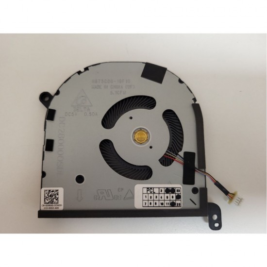 Cooler procesor Laptop, Dell, Precision 5550, P91F, P91F001, FK50V, 0FK50V, EG50050S1-CG31-S9A, DC28000U1SL, 5V, 0.38A, CPU