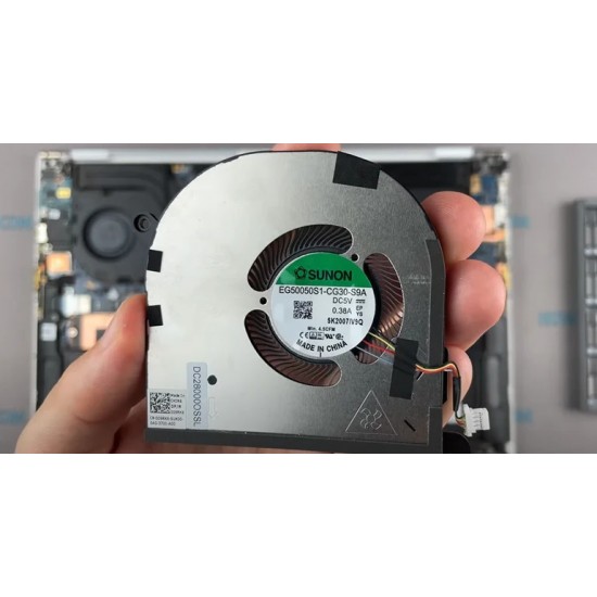 Cooler procesor Laptop, Dell, Precision 5550, P91F, P91F001, FK50V, 0FK50V, EG50050S1-CG31-S9A, DC28000U1SL, 5V, 0.38A, CPU