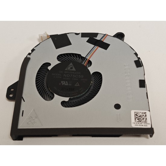 Cooler placa video Laptop, Dell, Precision 5550, P91F, P91F001, CN1MT, 0CN1MT, ND75C59-20D23, DC28000U2DL, 5V, 0.5A, GPU