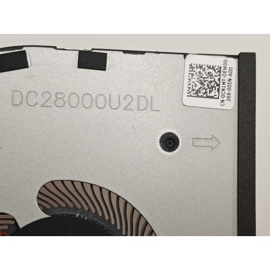 Cooler placa video Laptop, Dell, Precision 5550, P91F, P91F001, CN1MT, 0CN1MT, ND75C59-20D23, DC28000U2DL, 5V, 0.5A, GPU