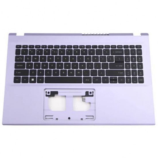 Carcasa superioara cu tastatura palmrest Laptop, Acer, Aspire 3 A315-59, 6B.K6SN2.001, AP3UI000460, AM3UI000500, PK133TY1A00, AEZYXR01010, HQ2101AH31007, NKI15131QQ, argintie, layout US