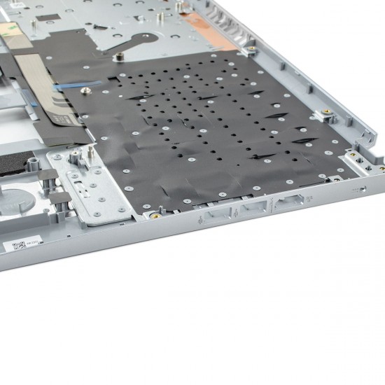 Carcasa superioara cu tastatura palmrest Laptop, Acer, Aspire 3 A315-59, 6B.K6SN2.001, AP3UI000460, AM3UI000500, PK133TY1A00, AEZYXR01010, HQ2101AH31007, NKI15131QQ, argintie, layout US