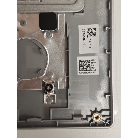 Carcasa superioara cu tastatura palmrest Laptop, Acer, Aspire 3 A315-59, 6B.K6SN2.001, AP3UI000460, AM3UI000500, PK133TY1A00, AEZYXR01010, HQ2101AH31007, NKI15131QQ, argintie, layout US