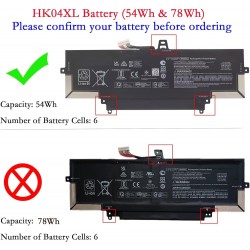 Baterie Laptop, HP, EliteBook x360 1030 G7, L82391-005, L79376-1B1, HSTNN-IB9H, 2ICP5/66/67-2, HK04XL, 7.7V, 6669mAh, 54Wh