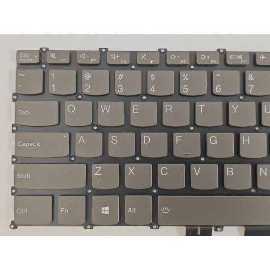 Tastatura Laptop, Lenovo, IdeaPad 1 14AMN7 Type 82VF, iluminata, maronie, layout US