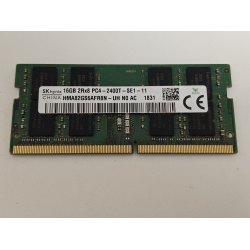 Memorie ram Laptop Hynix 16GB, DDR4, 2Rx8, DDR4-2400, 2400Mhz, HMA82GS6AFR8N-UH, PC4-19200, 1.2V, CL17, Non-ECC, sodimm, 260 pini