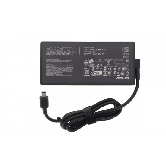 Incarcator Laptop Gaming, Asus, TUF A16 FA608W, FA608WI, FA608WM, FA608WP, FA608WV, 0A001-00971300, A20-240P1A, 20V, 12A, 240W, mufa drepunghiulara 8.0x4.0mm
