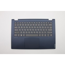 Carcasa superioara cu tastatura palmrest Laptop, Lenovo, IdeaPad Flex-14IWL Type 81SQ, 5CB0U42395, AP2GA000A20, AM2GA000100, Polar Blue, layout US