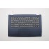Carcasa superioara cu tastatura palmrest Laptop, Lenovo, IdeaPad Flex-14IWL Type 81SQ, 5CB0U42395, AP2GA000A20, AM2GA000100, Polar Blue, layout US