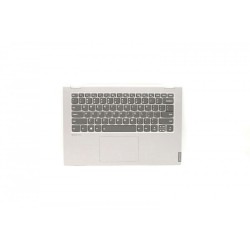 Carcasa superioara cu tastatura palmrest Laptop, Lenovo, IdeaPad Flex-14IWL Type 81SQ, 5CB0S17478, AP2GA000A10, ET2GA000100, Platinum Grey, layout US
