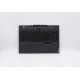 Carcasa superioara cu tastatura palmrest Laptop Gaming, Lenovo, Legion 5-15IMH05 Type 82AU, 5CB0Z26914, AP1HV000700, AM1HV000300, ET1P2000110, iluminata, RGB, 20 pini, gri inchis, layout US
