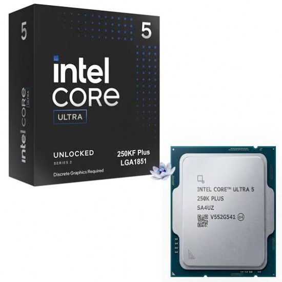 Procesor Intel Arrow Lake Core Ultra 5 250KF, 4.20Ghz pana la 5.3Ghz, 30MB Cache Smart, LGA1851, SA4V3, BX80768250KF, Box