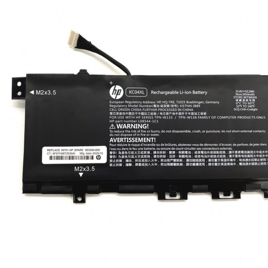 Baterie Laptop, HP, Envy 13-AQ, 13M-AQ, 13T-AQ, TPN-W144, L08496-855, L08544–1C1, HSTNN-IB8K, KC04XL, 15.4V, 3454mAh, 53.2Wh