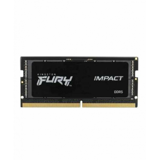 Memorie RAM Laptop, Kingston FURY Impact, 16GB, 1Rx8, DDR5, PC5-44800, 5600MHz, 1.1V, KF556S40IB-16, CL40, Non-ECC, SODIMM, 262 pini