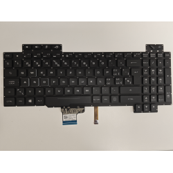 Tastatura Laptop, Asus, ROG Strix GL503VS, iluminata, RGB, layout UK