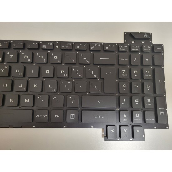 Tastatura Laptop, Asus, ROG Strix GL503VS, iluminata, RGB, layout UK
