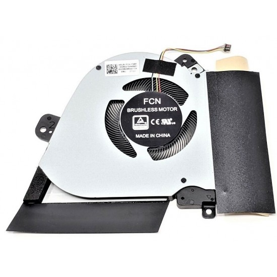 Cooler procesor Laptop Gaming, Asus, ROG Zephyrus M GU502D, GU502DU, 13NR0210AM0901, DFS5K12304363C-FM6F, 6033B0080401 0A, 5V, 0.5A, GPU