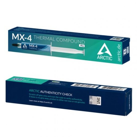 Pasta termica termoconductoare Arctic MX-4, 45 de grame, ACTCP00024A, Premium Performance Thermal Compound, Laptop/Desktop Gaming