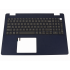 Carcasa superioara cu tastatura palmrest Laptop, Dell, Inspiron 5593, 5594, VG7Y2, 0VG7Y2, 5JK43, 1FRFK, AP2RI0004B0, FA2RI000BB0, CN-05JK43-JTN00-08F-J2V5-A01, CN-0V3KJ0-CMC00-08M-1776-A01, 592282310009, iluminata, albastra layout US