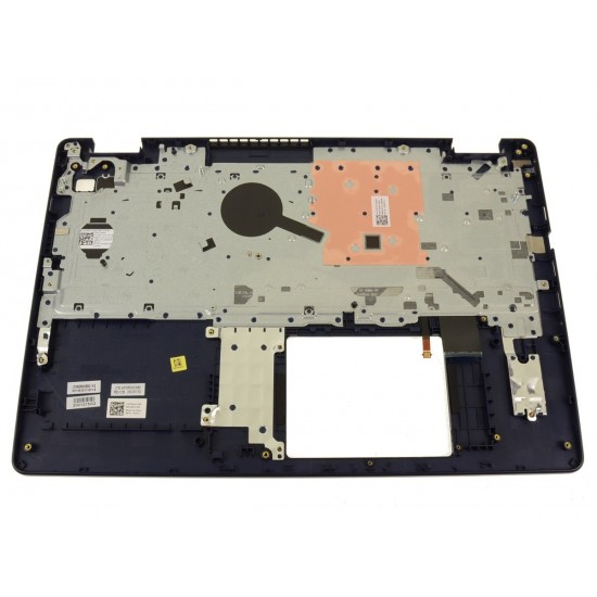 Carcasa superioara cu tastatura palmrest Laptop, Dell, Inspiron 5593, 5594, VG7Y2, 0VG7Y2, 5JK43, 1FRFK, AP2RI0004B0, FA2RI000BB0, CN-05JK43-JTN00-08F-J2V5-A01, CN-0V3KJ0-CMC00-08M-1776-A01, 592282310009, iluminata, albastra layout US