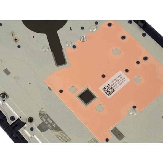 Carcasa superioara cu tastatura palmrest Laptop, Dell, Inspiron 5593, 5594, VG7Y2, 0VG7Y2, 5JK43, 1FRFK, AP2RI0004B0, FA2RI000BB0, CN-05JK43-JTN00-08F-J2V5-A01, CN-0V3KJ0-CMC00-08M-1776-A01, 592282310009, iluminata, albastra layout US