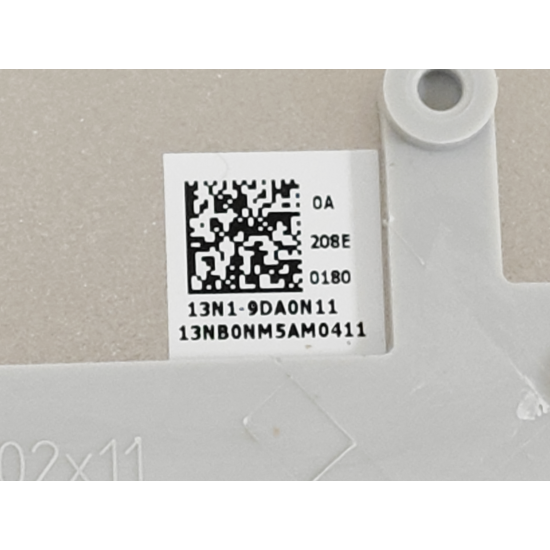 Carcasa inferioara bottom case Laptop, Asus, ZenBook 15 UX533FAC, 90NB0NM5-R7D011, 13NB0NM5P02011-1, 13N1-9DA0N11, 13NB0NM5AM0411, AMT20200810, UX534FA-2S, argintie