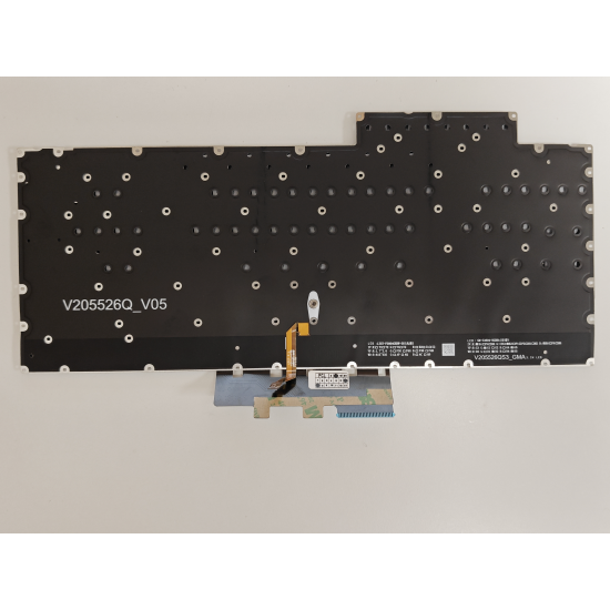 Tastatura Laptop Gaming, Asus, ROG Zephyrus G14 GA402R, GA402RJ, GA402RK, iluminata, RGB, alba, layout US