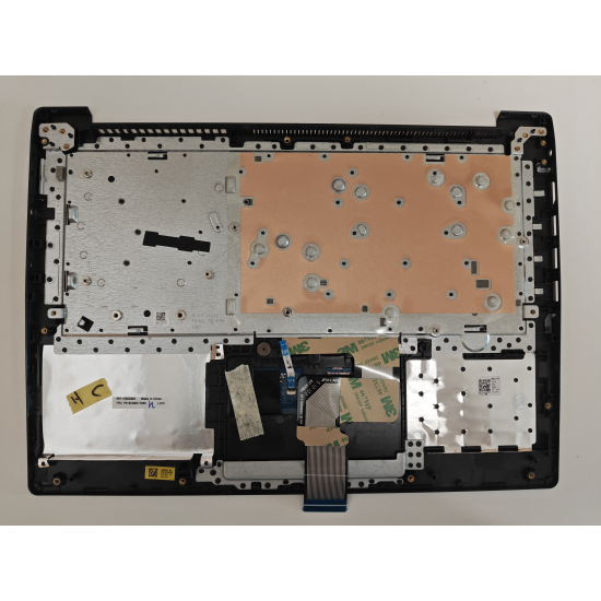 Carcasa superioara cu tastatura palmrest Laptop, Lenovo, Ideapad S145-14API Type 81UV, 5CB0S17035, AP1CS000600, AM1CS000600, EC1CS000200, EC1CS000300, FS441, negru texturat, layout US