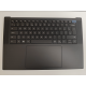 Carcasa superioara cu tastatura palmrest Laptop, Dell, XPS 15 9530, P91F, P91F004, TJP2V, 0TJP2V, 04W5M, 004W5M, AQ3RH000112, FR24081681, iluminata, neagra, layout UK