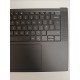 Carcasa superioara cu tastatura palmrest Laptop, Dell, XPS 15 9530, P91F, P91F004, TJP2V, 0TJP2V, 04W5M, 004W5M, AQ3RH000112, FR24081681, iluminata, neagra, layout UK