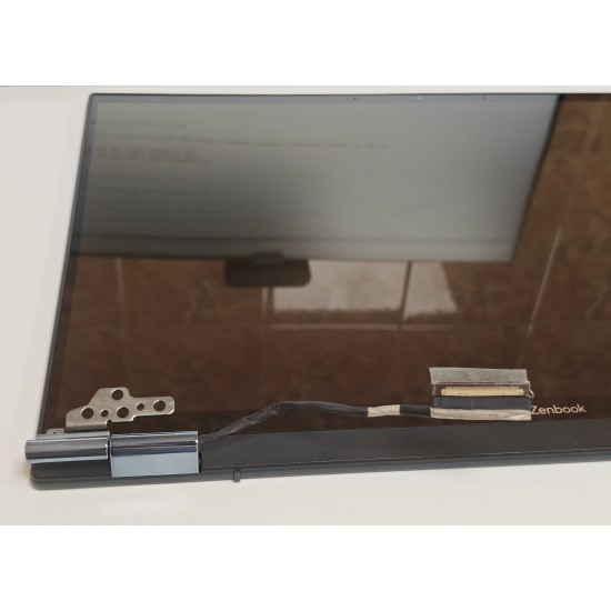 Ansamblu Display complet Laptop, Asus, ZenBook 14 UX3402Z, UX3402ZA, 90NB0WC3-RA0020, 14 inch, OLED, rezolutie WQXGA+, 2880x1800, cu touchscreen, albastru, refurbished