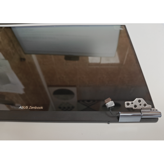 Ansamblu Display complet Laptop, Asus, ZenBook 14 UX3402Z, UX3402ZA, 90NB0WC3-RA0020, 14 inch, OLED, rezolutie WQXGA+, 2880x1800, cu touchscreen, albastru, refurbished