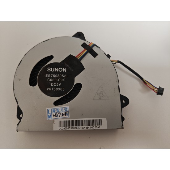 Cooler Laptop, Lenovo, G41-35 Type 80M7, 5F10J22858, G75080S2-C020-S9C, DC28000CJS0, 5V, 2.25W