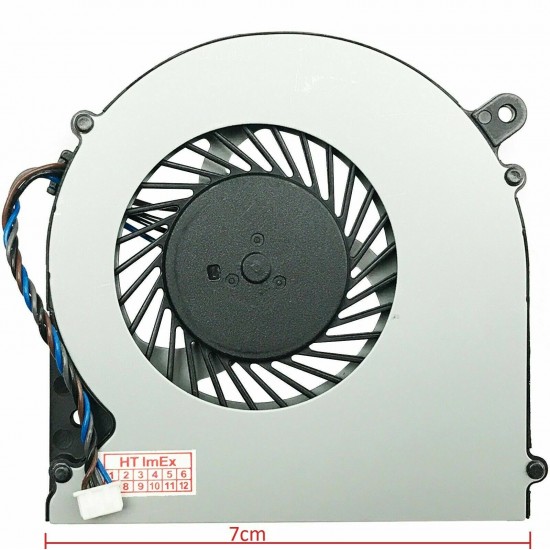 Cooler Laptop, Toshiba, Satellite C75-B, C75D-B, KSB0705HA-DH1S, 6033B0032202, 5V, 0.4A