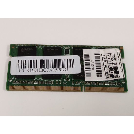 Memorie RAM Laptop, ADATA, 8GB, 2Rx8, DDR3L, PC3L-12800S, 1600MHz, 1.35V, AM1L16BC8R2-B1JS, CL11, Non-ECC, SODIMM, 204 pini