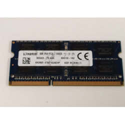 Memorie RAM Laptop, Kingston, 8GB, 2Rx8, DDR3L, PC3L-12800S, 1600MHz, 1.35V, KN2M64-ETB, CL11, Non-ECC, SODIMM, 204 pini