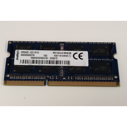 Memorie RAM Laptop, Kingston, 8GB, 2Rx8, DDR3L, PC3L-12800S, 1600MHz, 1.35V, MSI16D3LS1MNG/8G, CL11, Non-ECC, SODIMM, 204 pini