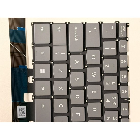 Tastatura Laptop, Lenovo, IdeaPad Slim 5 14IAH10 Type 83NC, iluminata, gri, layout UK