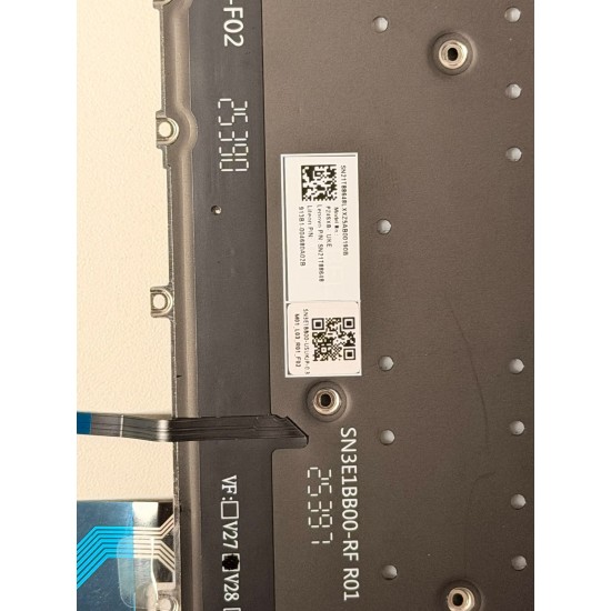Tastatura Laptop, Lenovo, IdeaPad Slim 5 14IAH10 Type 83NC, iluminata, gri, layout UK