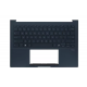 Carcasa superioara cu tastatura palmrest Laptop, Asus, ZenBook 14 UX3405C, UX3405CA, 90NB14W1-R31US1, 13NB11R0P13X1X, 13NB11R0M08011, 33UJITAJN80, Albastru Inchis, layout US