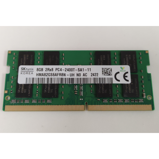 Memorie RAM Laptop, SK hynix, 8GB, 2Rx8, DDR4, PC4-19200, 2400MHz, 1.2V, HMA82GS6AFR8N-UH-8GB, CL17, Non-ECC, SODIMM, 260 pini