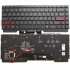 Tastatura Laptop, Dell, Alienware M16 R1, P124F, P124F001, P124F002, 8TDGJ, 08TDGJ, iluminata, RGB Per Key, neagra, layout US