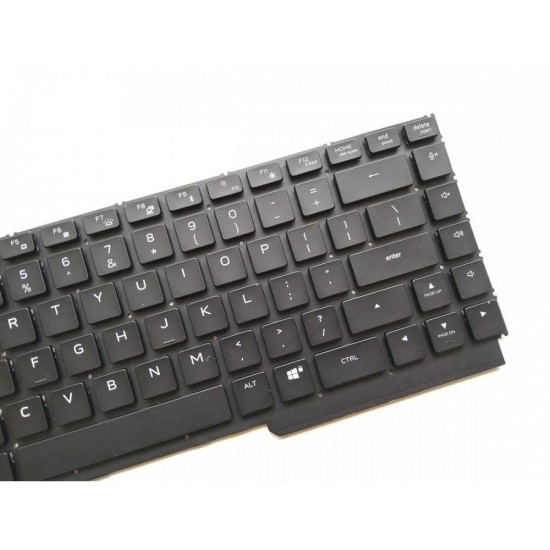 Tastatura Laptop, Dell, Alienware M16 R1, P124F, P124F001, P124F002, 8TDGJ, 08TDGJ, iluminata, RGB Per Key, neagra, layout US