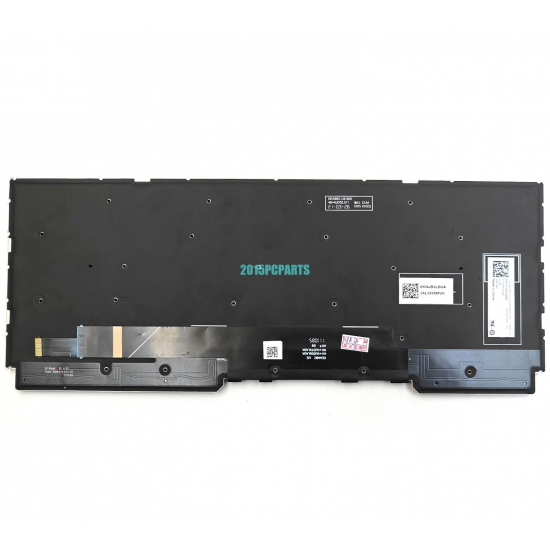 Tastatura Laptop, Dell, Alienware M16 R1, P130F, P130F001, iluminata, RGB 4 Zone, neagra, layout US