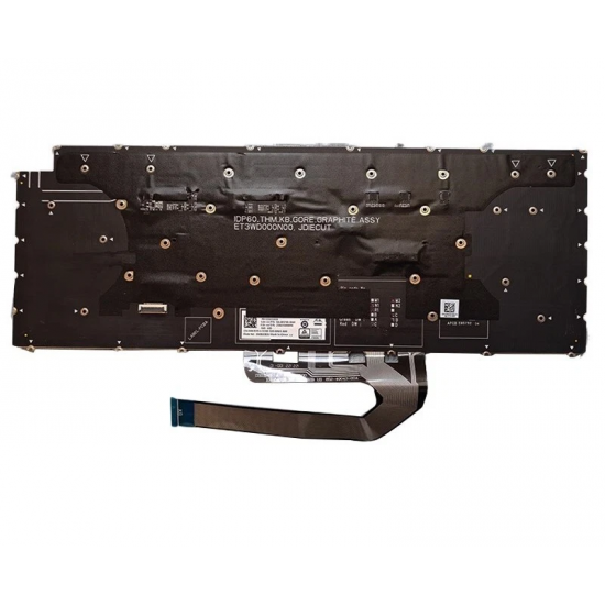Tastatura Laptop, Dell, Aliewanre X16 R1, P120F, P120F001, P120F003, iluminata, RGB, neagra, layout US